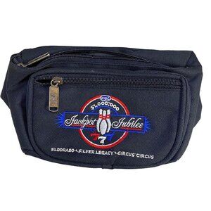 #4663 CIRCUS CIRCUS  Jackpot Jubilee black fanny pack new